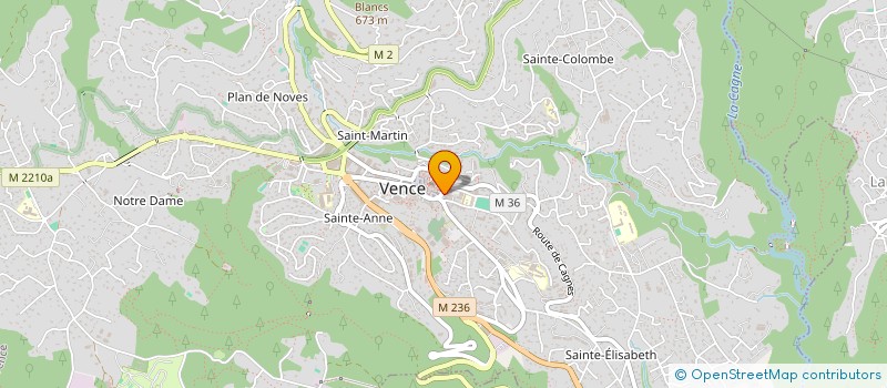 localisation de l'entreprise GALAXY-PHONE à VENCE
