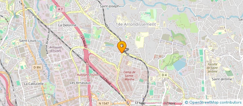 localisation de l'entreprise GALAXY PROTECTION SECURITY à MARSEILLE