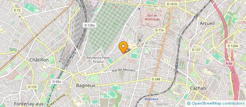 localisation de l'entreprise GALAXY RENOV à BAGNEUX