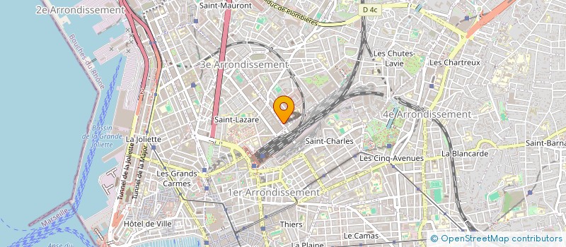 localisation de l'entreprise GALAXY TRANS à MARSEILLE