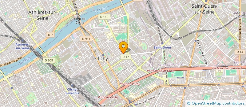 localisation de l'entreprise GALAXY VIP à CLICHY