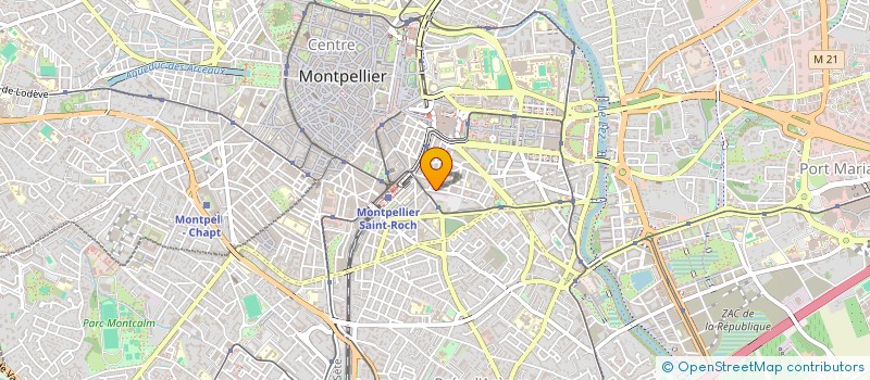 localisation de l'entreprise GALB à MONTPELLIER