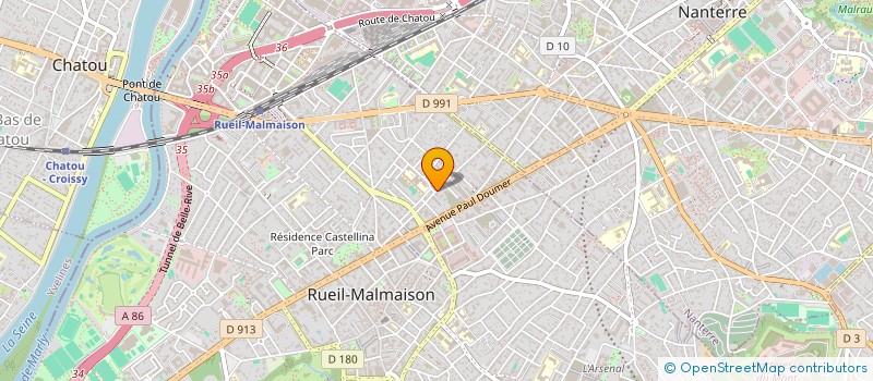 localisation de l'entreprise GALB CAPITAL à RUEIL-MALMAISON