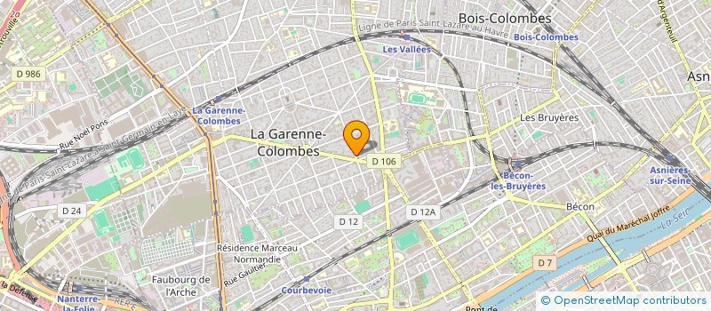 localisation de l'entreprise GALB INVEST à LA GARENNE-COLOMBES