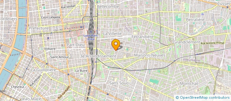 localisation de l'entreprise GALBER à LYON