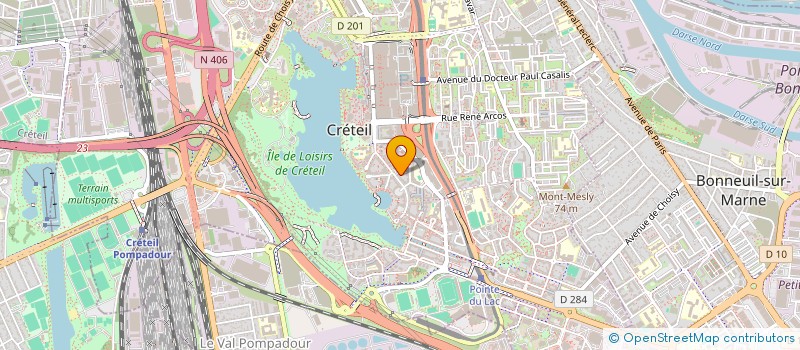 localisation de l'entreprise GALBIT à CRETEIL