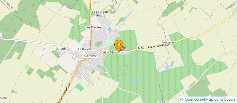 localisation de l'entreprise GALBRE à SAMBIN