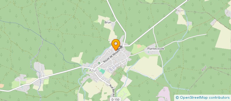 localisation de l'entreprise GALBU  LINXE