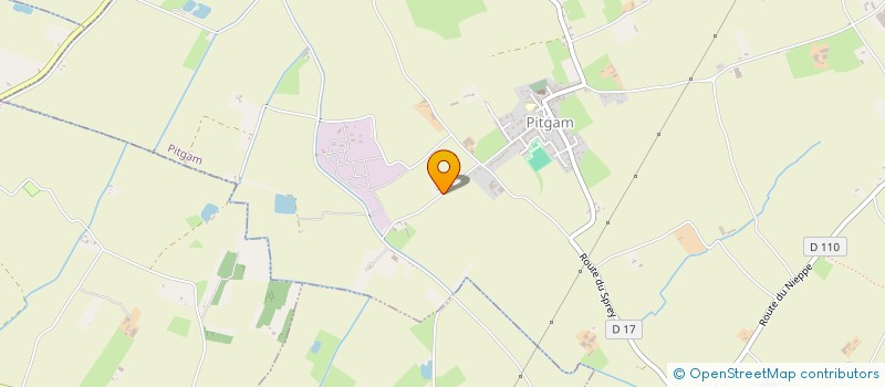 localisation de l'entreprise GALBY QUILTON  BERGUES