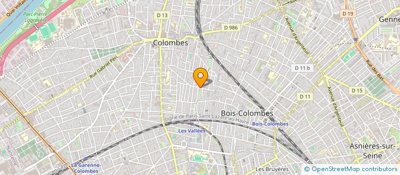 localisation de l'entreprise GALD à COLOMBES