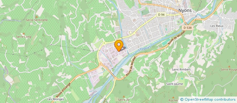 localisation de l'entreprise GALD  NYONS