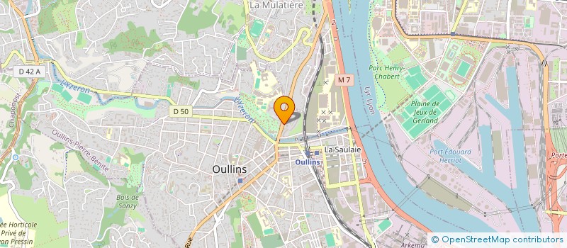 localisation de l'entreprise GALDEANO WONKAM LOCATION  OULLINS-PIERRE-BENITE