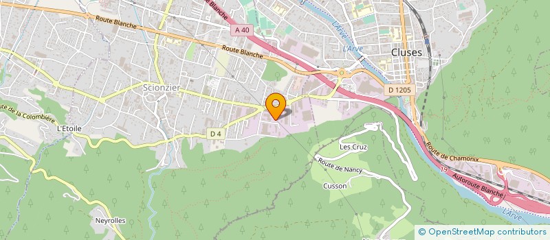localisation de l'entreprise GALDEC à SCIONZIER