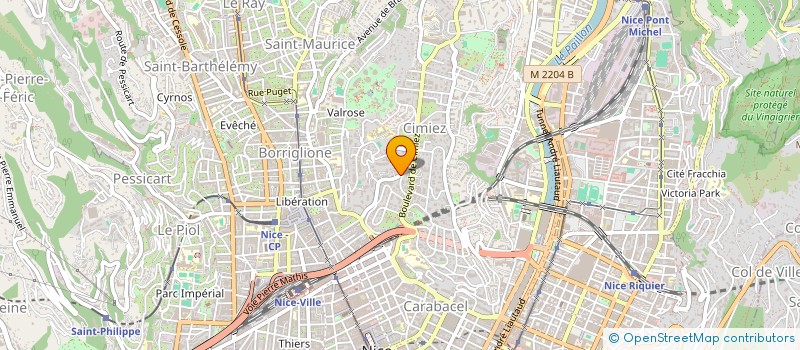 localisation de l'entreprise GALDELLOM  NICE