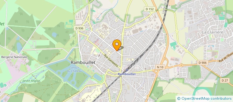 localisation de l'entreprise GALDEZA  RAMBOUILLET