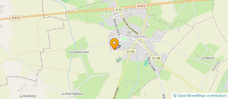 localisation de l'entreprise GALDY  THIBERVILLE