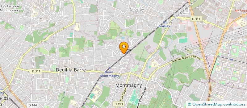 localisation de l'entreprise GALE  DEUIL-LA-BARRE