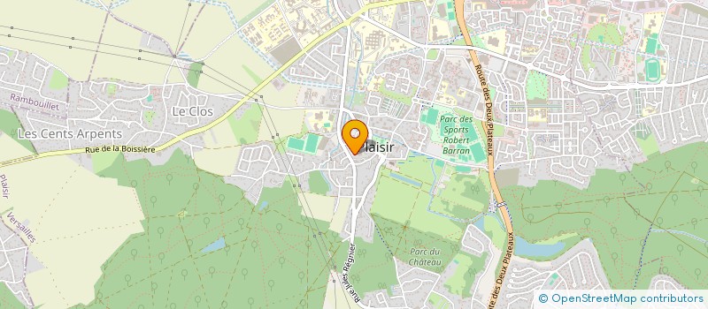 localisation de l'entreprise GALEA COIFFURE  PLAISIR