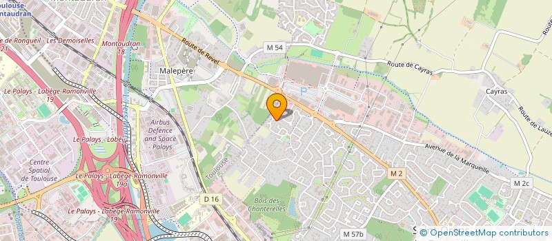 localisation de l'entreprise GALEAETXEA  SAINT-ORENS-DE-GAMEVILLE