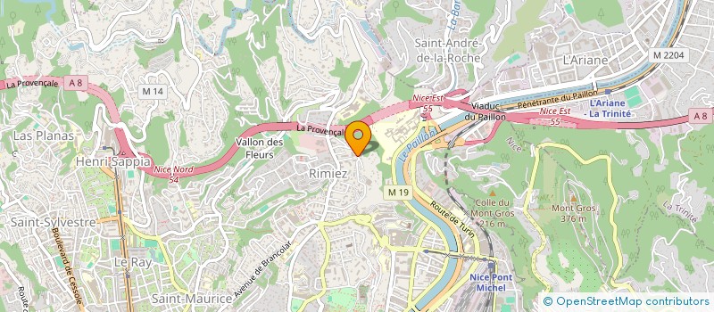 localisation de l'entreprise GALEAL  NICE