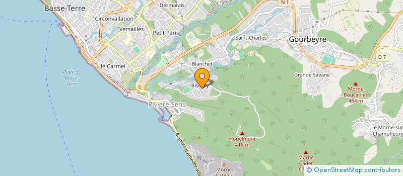 localisation de l'entreprise GALEAN -PUBLICITE  GOURBEYRE