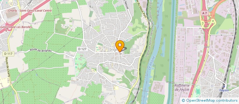 localisation de l'entreprise GALEGA  IRIGNY