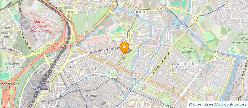 localisation de l'entreprise GALEGU à STRASBOURG