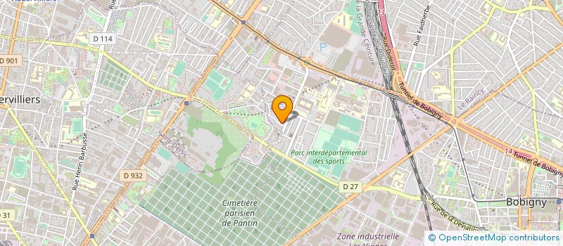 localisation de l'entreprise GALEK  BOBIGNY