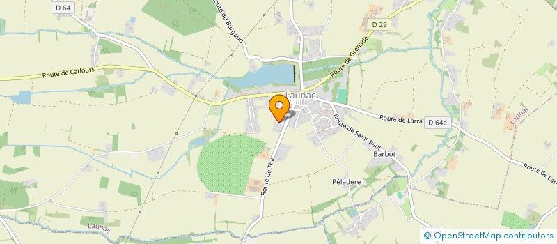 localisation de l'entreprise GALEM-LAU  LAUNAC