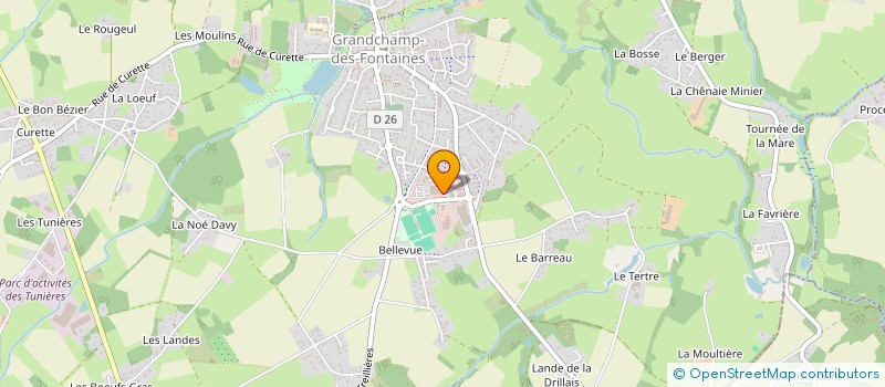 localisation de l'entreprise GALEMAR  GRANDCHAMP-DES-FONTAINES