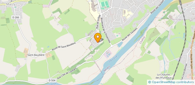 localisation de l'entreprise GALENA  NEVERS