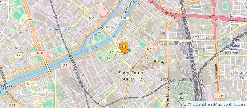 localisation de l'entreprise GALENCO à SAINT-OUEN-SUR-SEINE