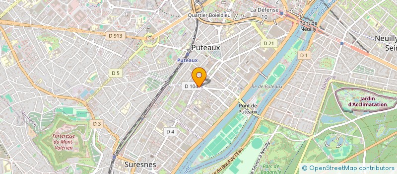localisation de l'entreprise GALENE à SURESNES