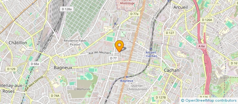 localisation de l'entreprise GALENIO à BAGNEUX
