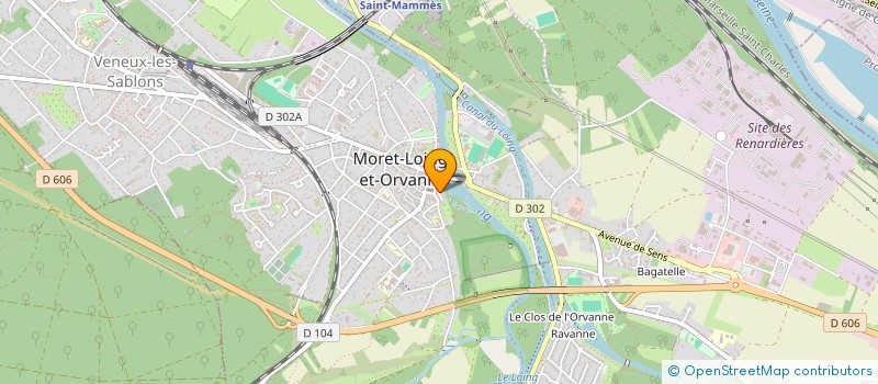 localisation de l'entreprise GALENOR  MORET-LOING-ET-ORVANNE