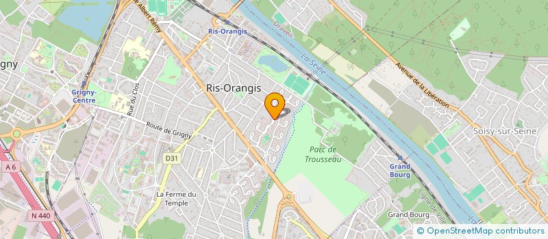 localisation de l'entreprise GALENTIN à RIS-ORANGIS
