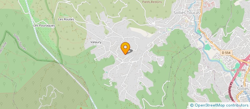 localisation de l'entreprise GALEO à SOLLIES-TOUCAS