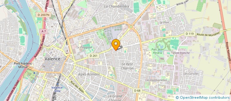 localisation de l'entreprise GALEO  VALENCE