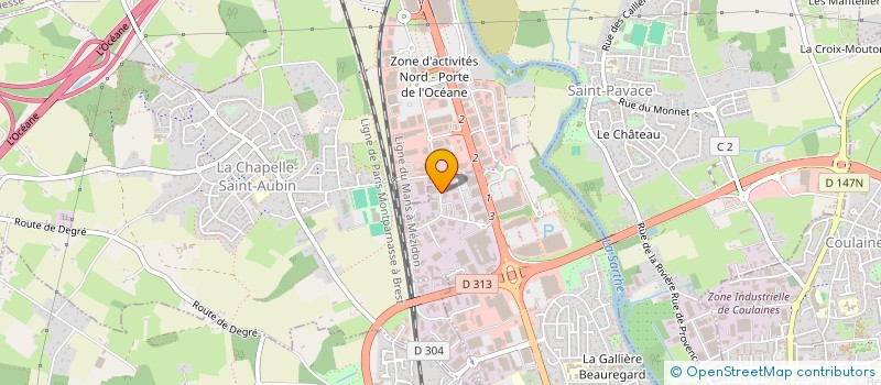 localisation de l'entreprise GALEO à LE MANS