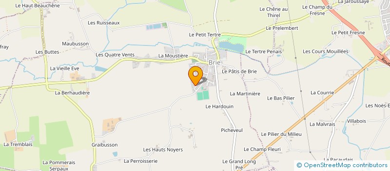 localisation de l'entreprise GALEO à BRIE
