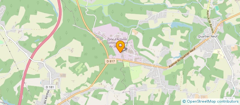 localisation de l'entreprise GALEOCERDO à TARNOS