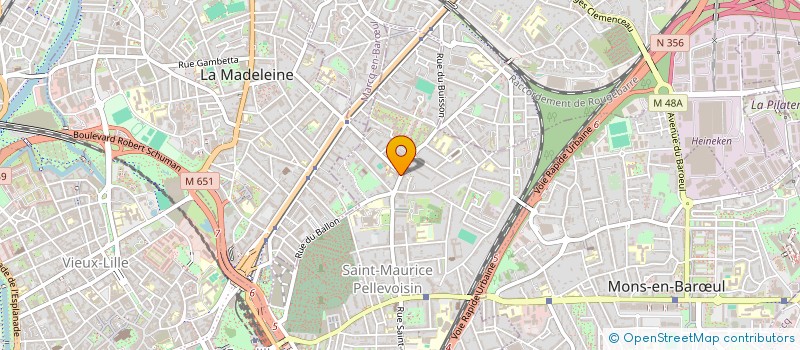 localisation de l'entreprise GALEOPTIC  LILLE