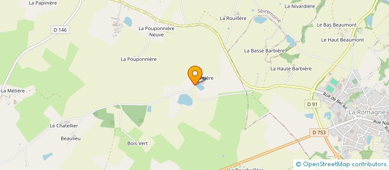 localisation de l'entreprise GALEPIN  SEVREMOINE