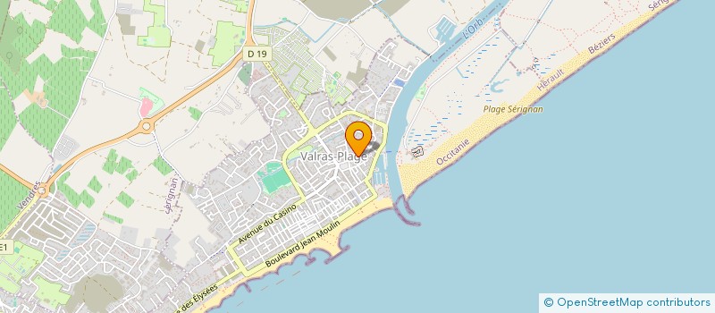 localisation de l'entreprise GALER'ANIMAL VALRAS-PLAGE  VALRAS-PLAGE