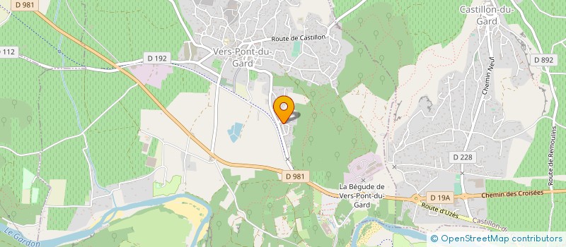 localisation de l'entreprise GALERA MACONNERIE  VERS-PONT-DU-GARD