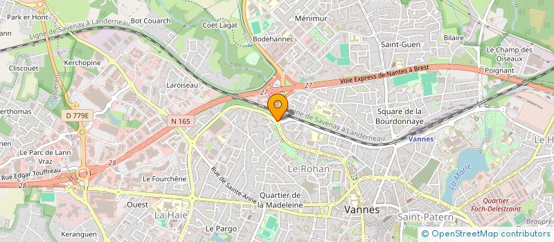 localisation de l'entreprise GALERIE 23 à VANNES
