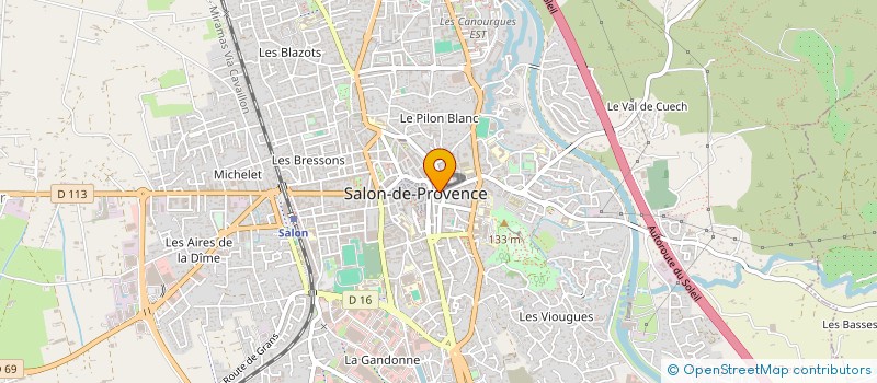 localisation de l'entreprise GALERIE 34 à SALON-DE-PROVENCE