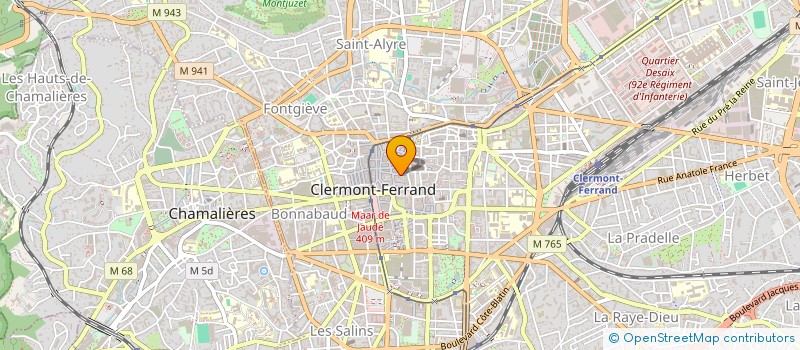 localisation de l'entreprise GALERIE AA à CLERMONT-FERRAND