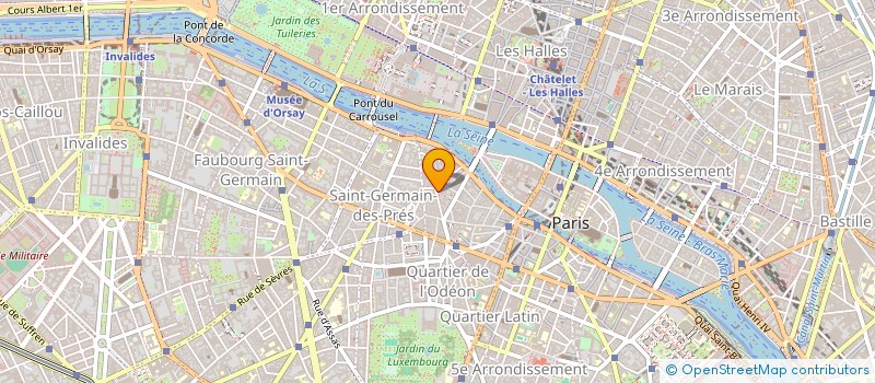 localisation de l'entreprise GALERIE ALAIN LE GAILLARD & ASSOCIES  PARIS