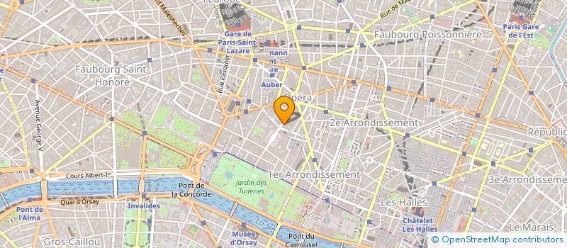 localisation de l'entreprise GALERIE ALEXIS BORDES  PARIS